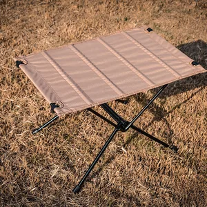 Mesa dobrável portátil ao ar livre e cadeira, mesa de piquenique ultraleve, mesa tática do veículo, churrasco, camping, viagem 6 principais vendas mesa e cadeira de camping - №3