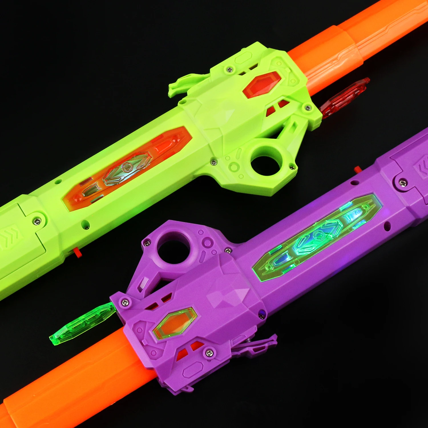 Sable de luz retráctil 2 en 1, espada láser giratoria de dedo con luz para más de 3 niños, espada láser de juguete para fiestas, espadas brillantes