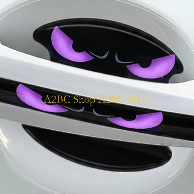 A2BC Door Cup Decal Set for Cars with Glossy 8 Piece