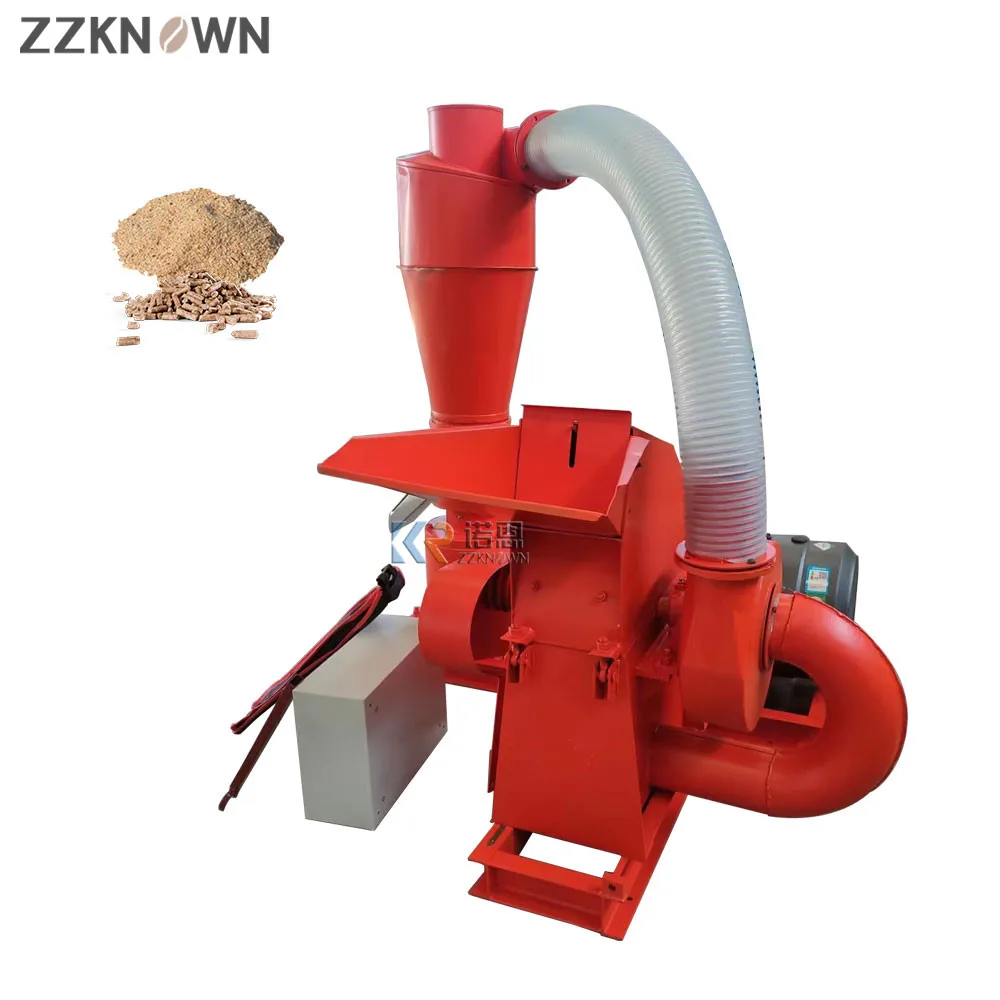 

100-150kg/h Biomass Sawdust Wood Pellet Animal Feeds Pellets Machine Hammer Mill Combined Pellet Pelletizer For Producing