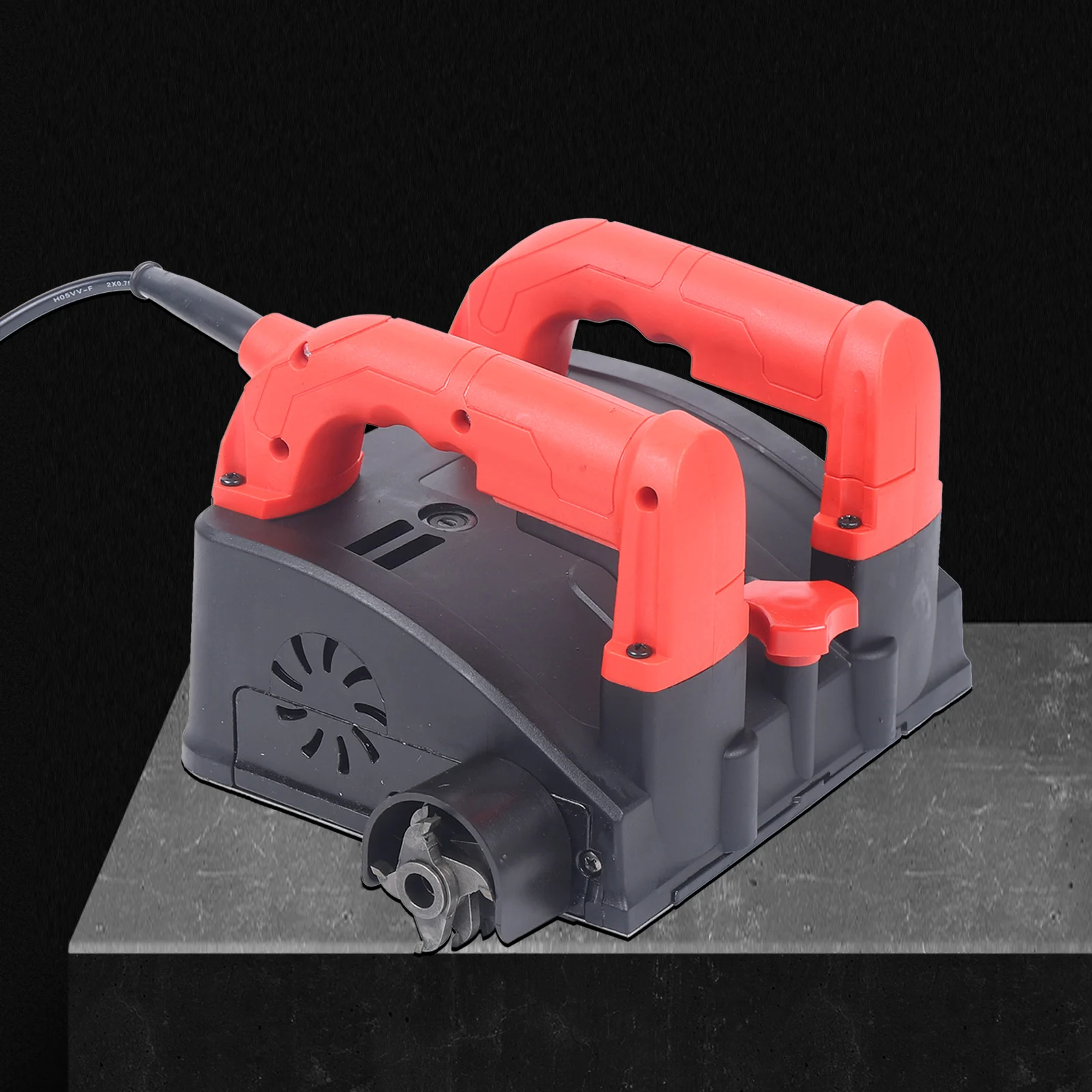 Obrázek 7: 1200W elektrický zeď hoblík beton mlynář stroj zeď lopata souprava 16cm hoblovací šíře renovace práce