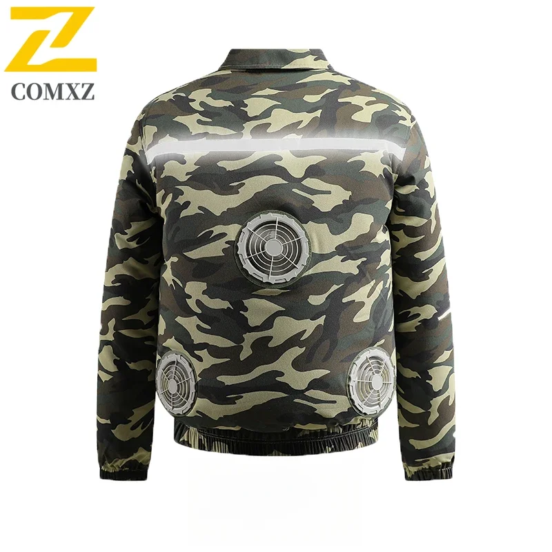 Summer 4 Fan Air Conditioning Clothing Cool Vest Men Women Travel Ultralight Brand Outdoor Sports Jacket Sun Windbreaker Fishing