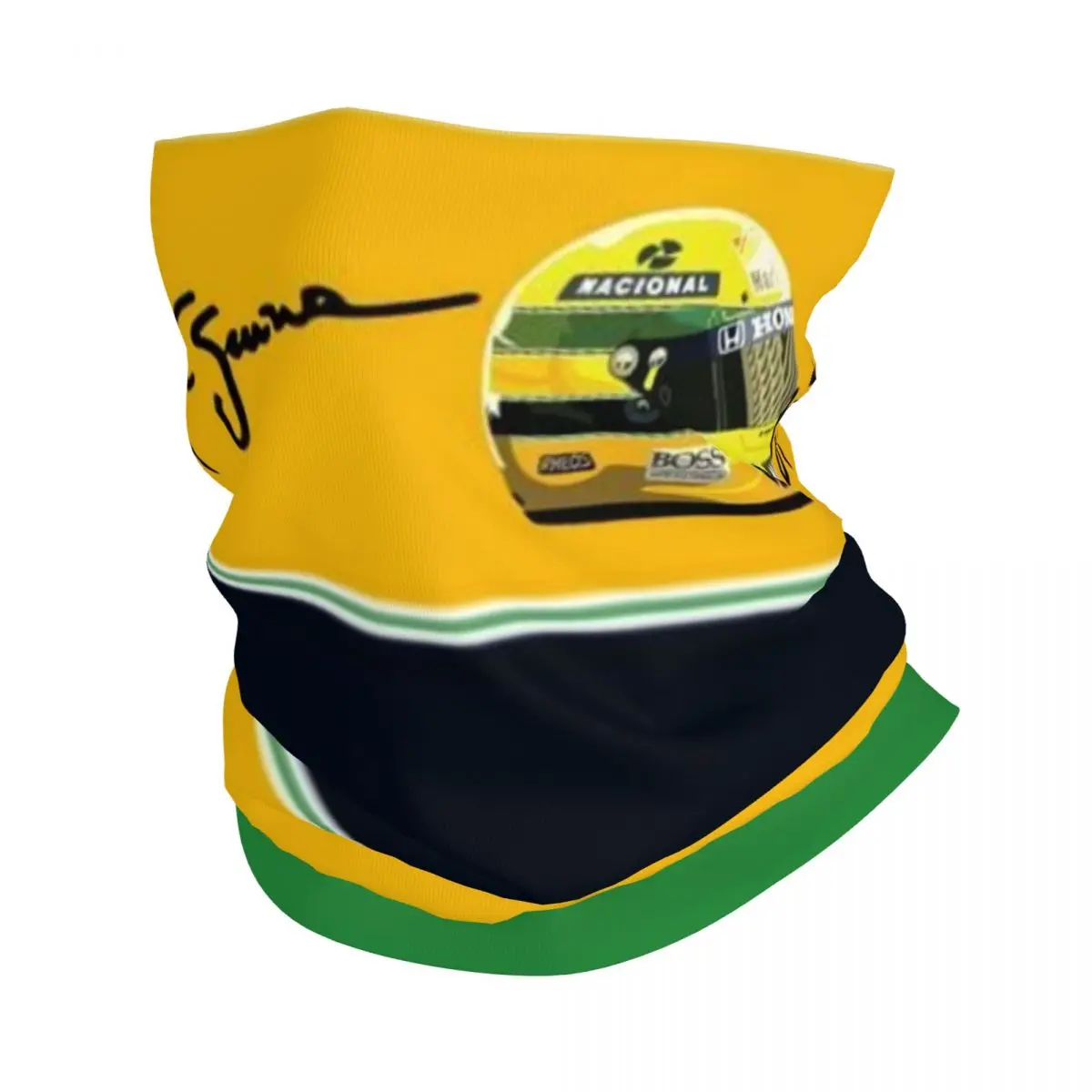 Senna Helmet Ayrton Senna Balaclava Hiking Camping Face Cover Mask Men Fashion Sun Protection Cycling Mask Warm Scarf Bandana