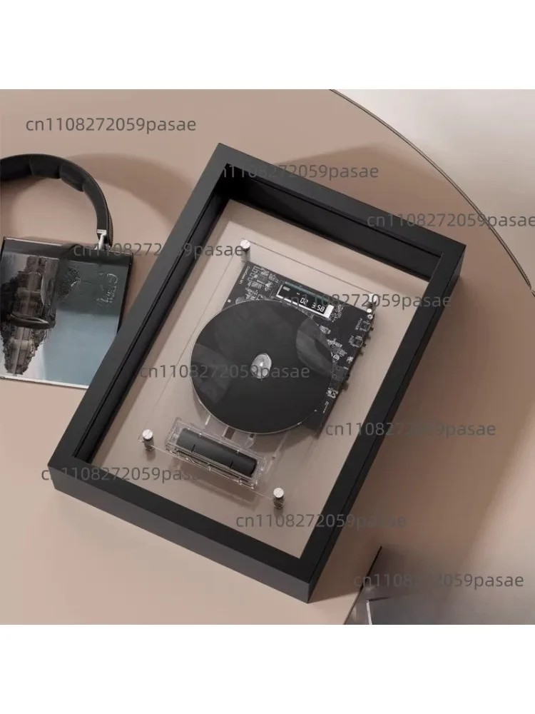 M1 Muziek Fotolijst CD-speler Dynamische kunst Hangende schilderij Bluetooth-speler Thuis Industrieel Creatieve Decoratie Fotolijst - afbeelding 2