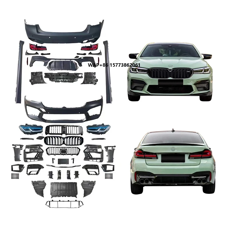 

Front Bumper Engine Hood Rear Bumper Taillights 2023 M5 BodyKit New Upgrade for 2018-2020 B 5 Series G30/G38/F90