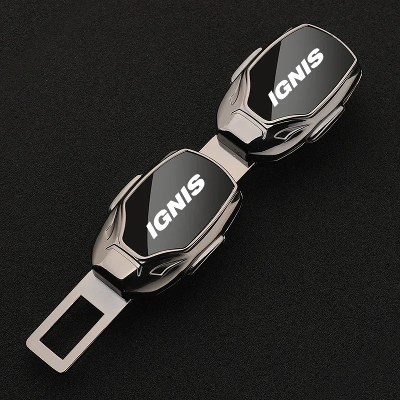 Car seat belt locker carabiner extender insurance belt insert buckle for Suzuki IGNIS WITH Logo CAR accessories