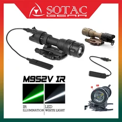 SOTAC M952V Weaponlight Tactical Light IR Illumination 500 Lumens Scout Light ADM Mount Fit Picatinny Rail Hunting Airsoft