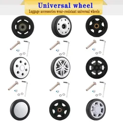 Universal Suitcase Wheel Trolley Case Wear-resistant Wheel Silent Suitcase Universal Wheel Replacement Repair Accessories Caster