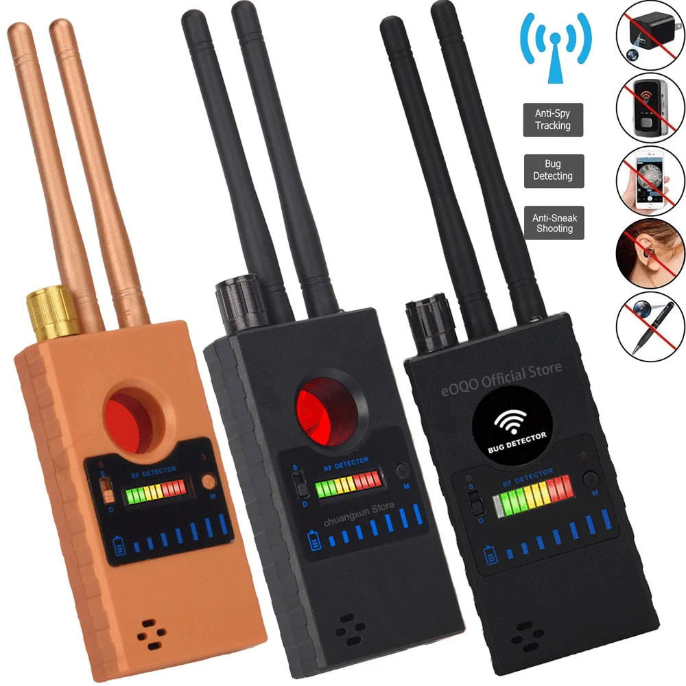 

Hidden Camera Detector RF Signal Wifi GPS Tracker GSM Audio Device Mini Spy-Camera Anti Candid Bug Finder Scanner Dual Antenna