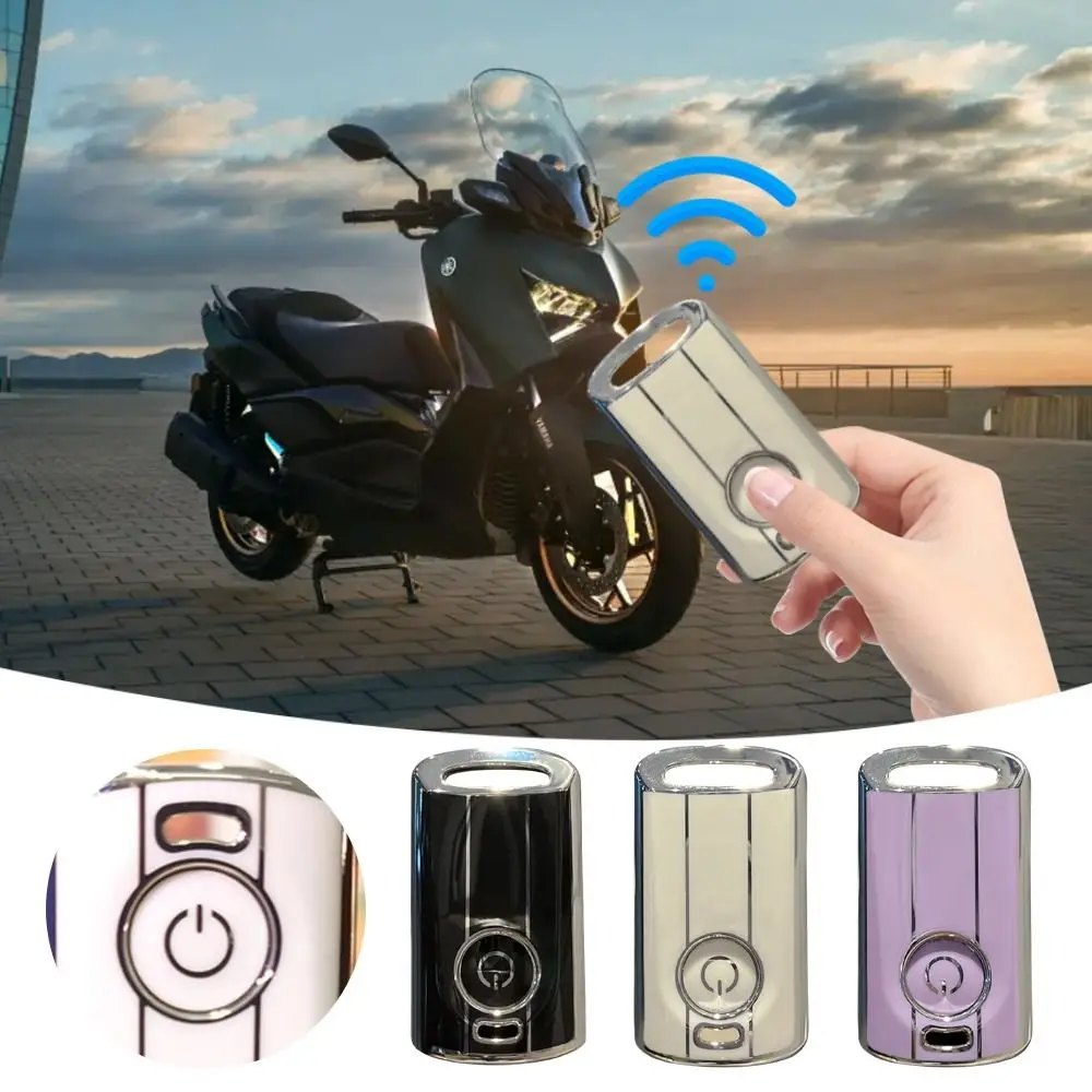 TPU Car Key Case Soft Easy to Install Key Protective Case Colorful Key Fob Cover for Yamaha Xmax300 NVX155 AX Mvx 55 AEROX