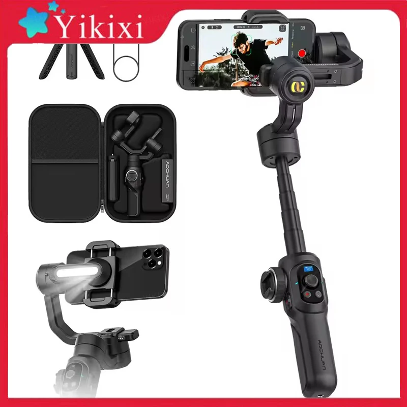 

AOCHUAN Smart S2 Kit Professional 3-Axis Handheld Gimbal Stabilizer For IPhone And Android Smartphone Gimbal Stabilizer Shoot