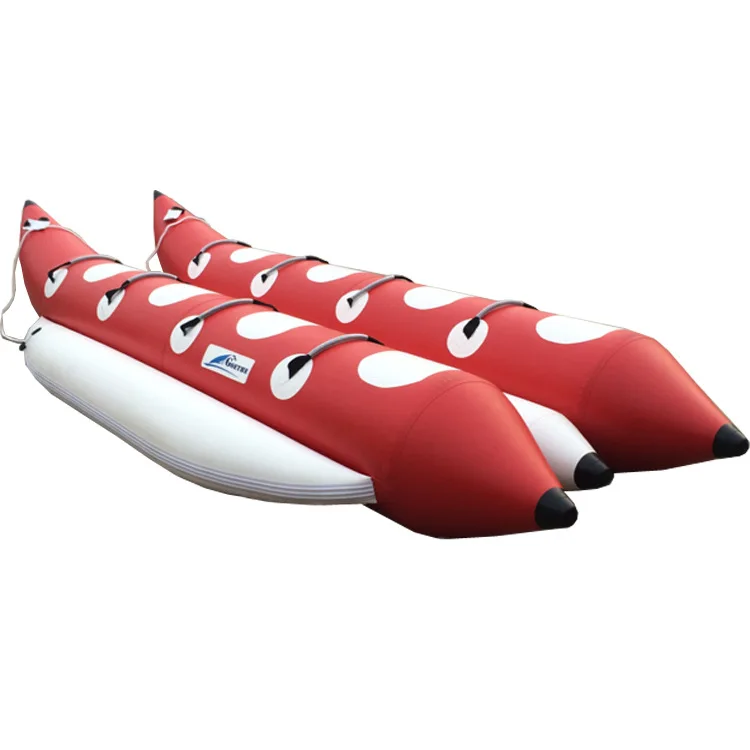 

8-местный индивидуальный размер ПВХ надувные лыжи летающий вращающийся лодка для взрослых плавающий банан буксируемая трубка