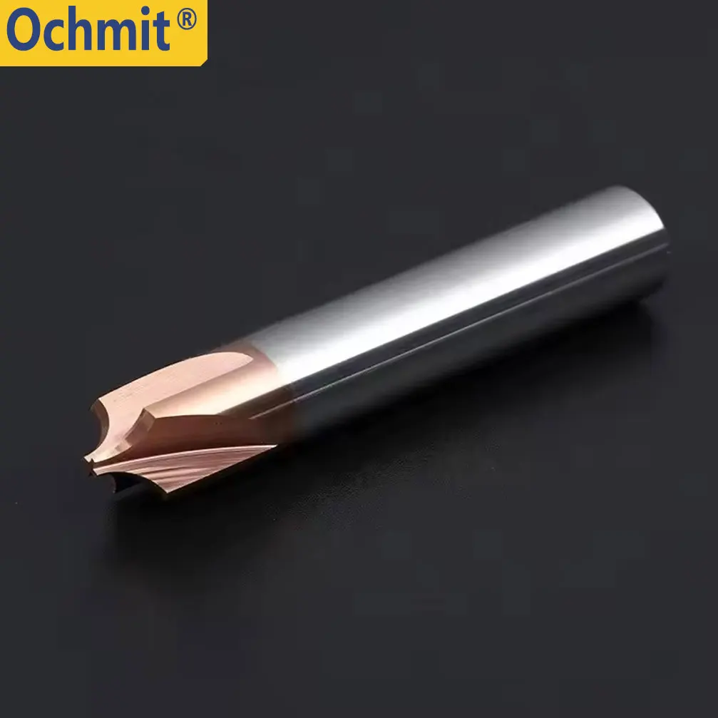 Ochmit 1PC Internal Radius  arc angle coating  tungsten steel Inner Chamfering milling cutter