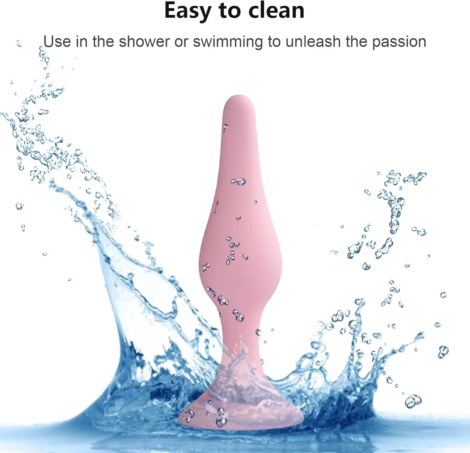 Adult Sex Toys Anal Plug,Hisionlee 5PCS Sex Anal Toys Silicone Butt Plug Training Kit for Adult Sex Toys & Games Women Male