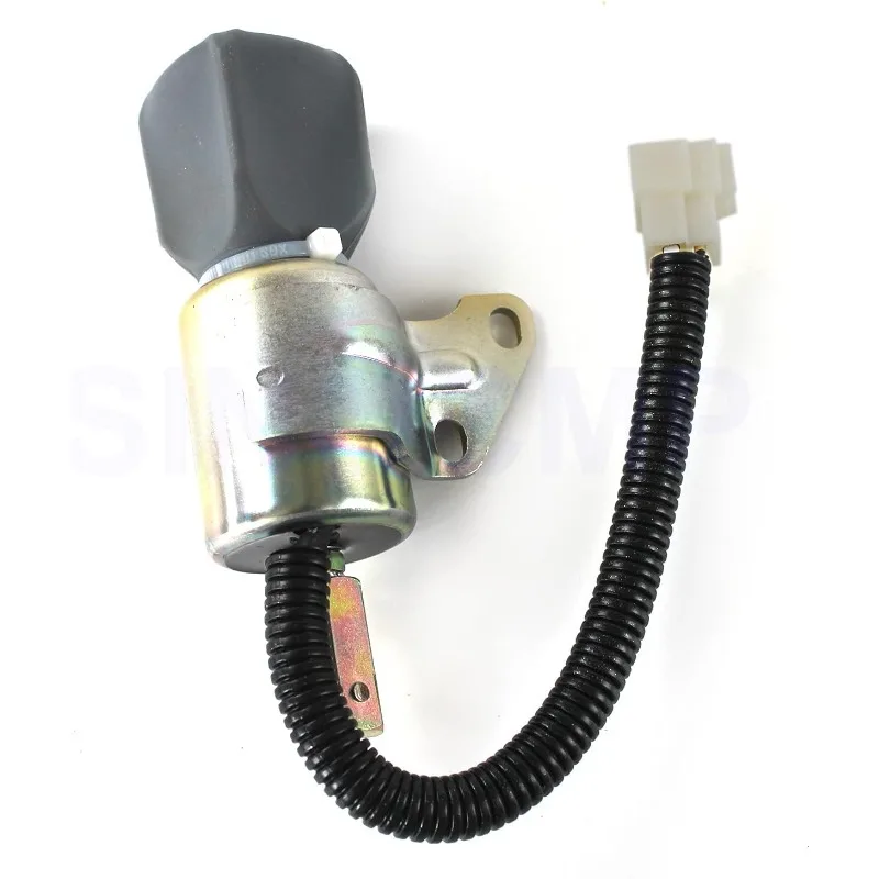 1756ES-12SUC5B1S5 SA-5176-12 Untuk Mesin Diesel Kubota D722 D902 Z482 Katup Solenoid Pemutus Bahan Bakar