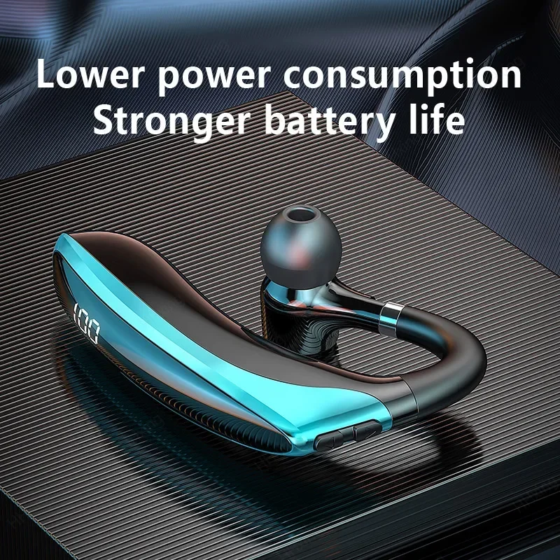 Auriculares inalámbricos con micrófono, cascos Bluetooth ENC con cancelación de ruido, manos libres, para hablar, negocios, conducción