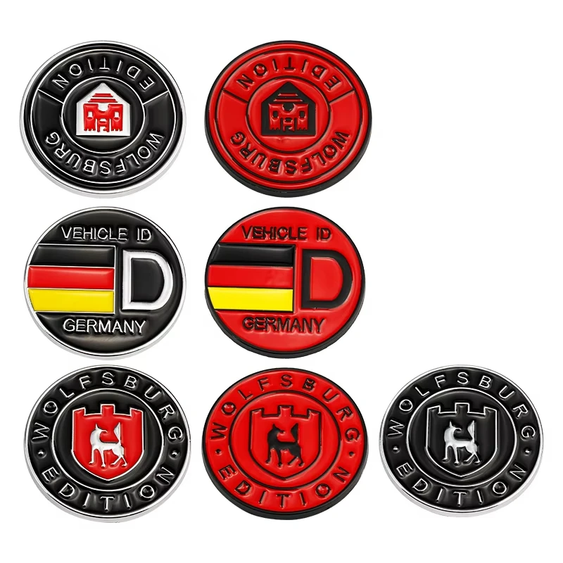 

3D Metal Car Sticker Emblem Germany WOLFSBURG EDITION Badge Decals Car Tail Trunk Side Body Decoration Stickers Auto Accessories