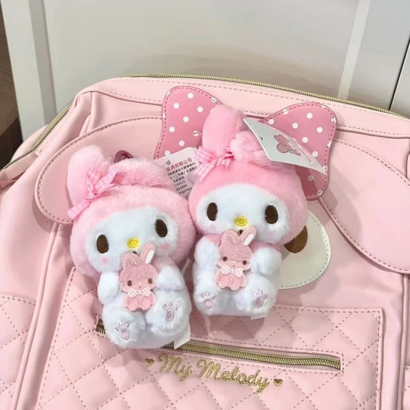 Sanrio Friends Series Pochacco Kuromi plush Toy Keychains Cartoon Hello Kitty My Melody Cinnamoroll Backpack Pendant Girls Gifts