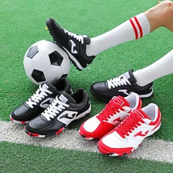 TOP-FLEX-zapatos de fútbol profesionales, antideslizantes, resistentes al desgaste, portátiles, transpirables, parte superior de cuero TF, parte inferior de uñas rotas