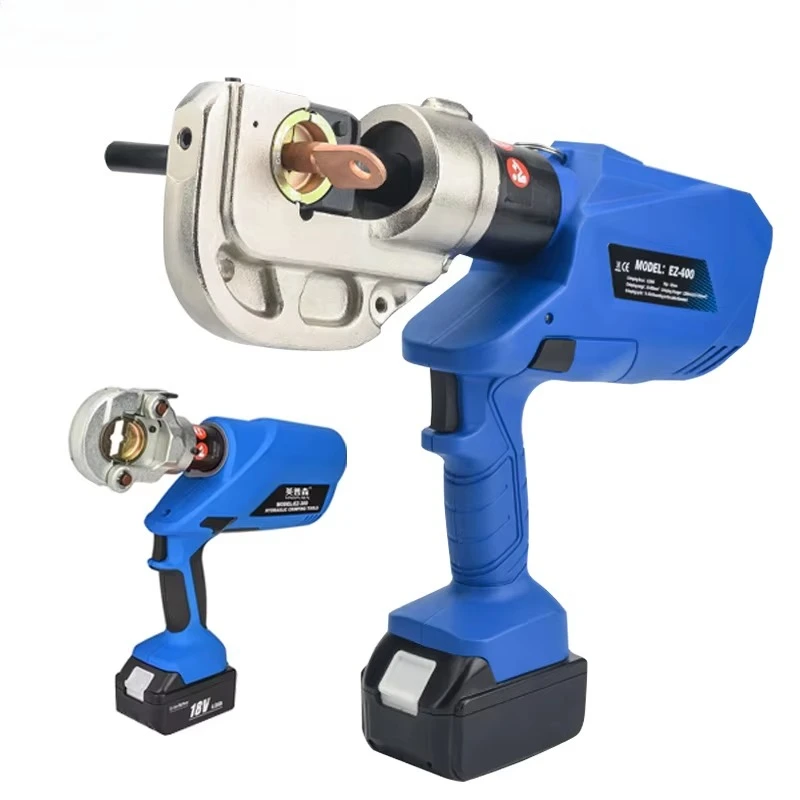Electric Hydraulic Pliers EZ-300/EZ-400 Rechargeable Cable Copper and Aluminum Terminal Crimping Pliers Lithium battery 18V
