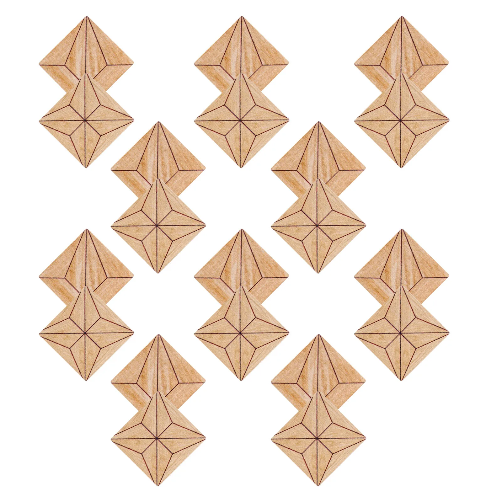 

20Pcs Miniature Dollhouse Flooring Retro Wood Tile Sheets Double Sided Vintage Style Kitchen Living Room Bedroom Mini Floor