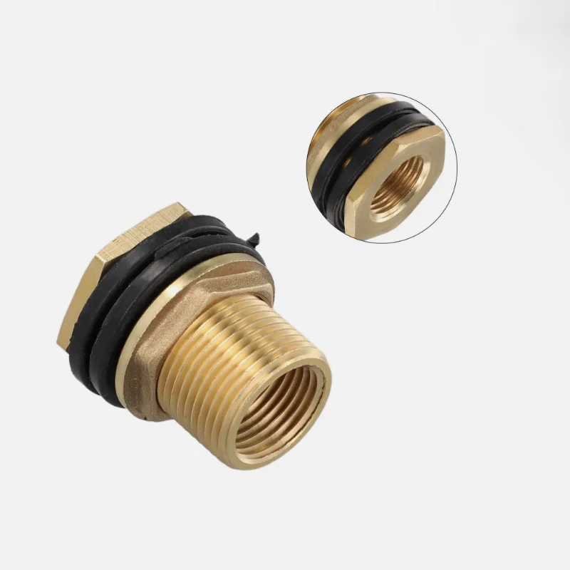 1Pcs Brass Male And Female Threaded Connector 4/6mm1/1.2/1. Inch External Threaded Connector Connection Adapter Outdoor Watering