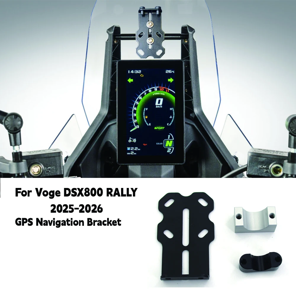 DS 800 X DS 800 X For Voge DSX800 RALLY 2025-2026 Motorcycle GPS Navigation Bracket DS 800 X Rally Mobile Phone Bracket Support