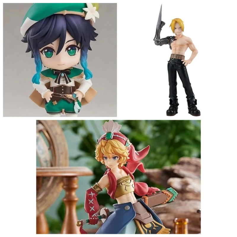 

In Stock Original GSC Genuine Assembled Anime Nendoroids Genshin Impact Venti PVC Action Figure Collection Ornaments Models Toy