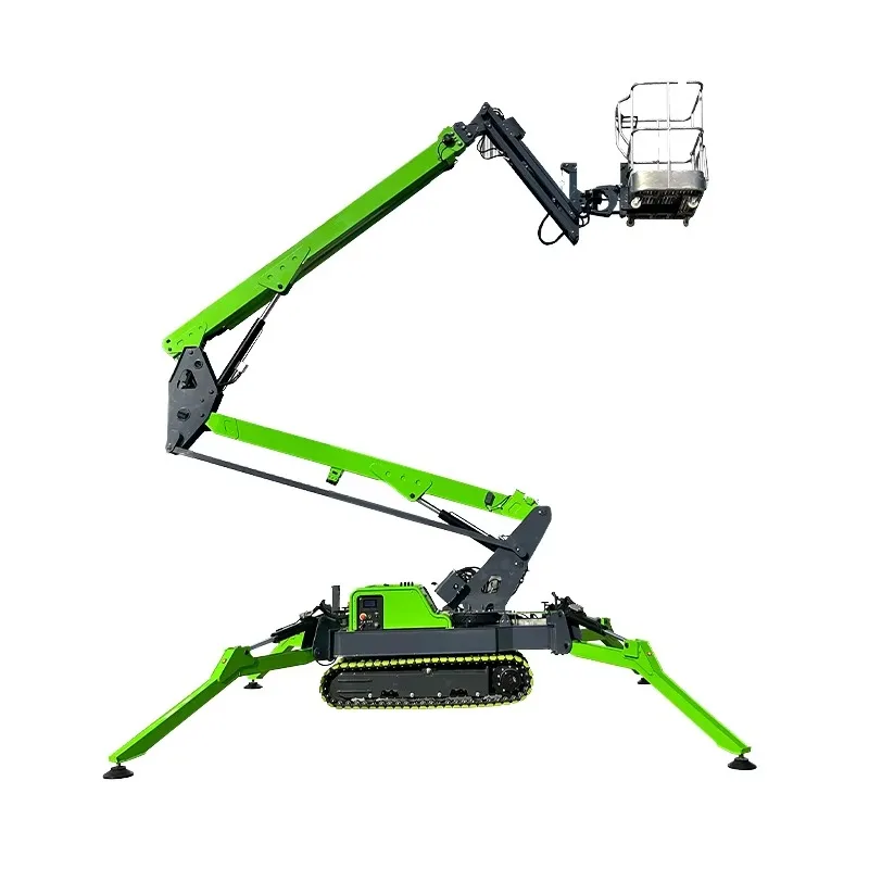 Crawler Spider Articulated Boom Lift Hydraulic Self Propelled Aerial Work Platform Cherry Picker