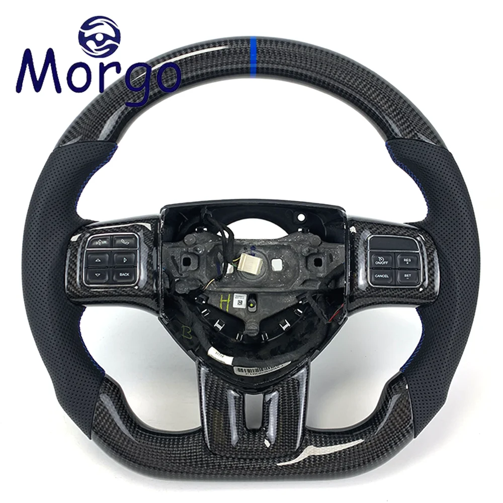 

Дизайн автомобиля в гоночном стиле, рулевое колесо для Dodge JCUV JOURNEY SRT Durango, настройка из углеродного волокна