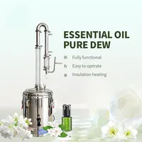 30L Small Home Use Rose Essential Oil Distiller Stainless Steel Essential Oil Distiller Mini