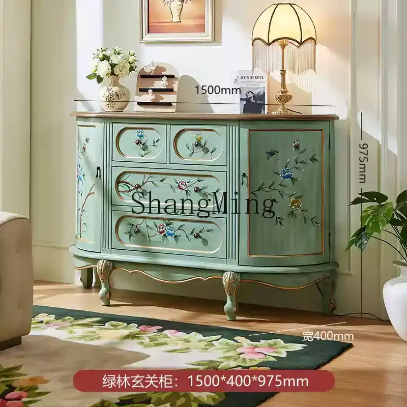 

CL semicircular entrance cabinet Entry door, living room partition painted entrance platform corridor aisle storage side cabinet