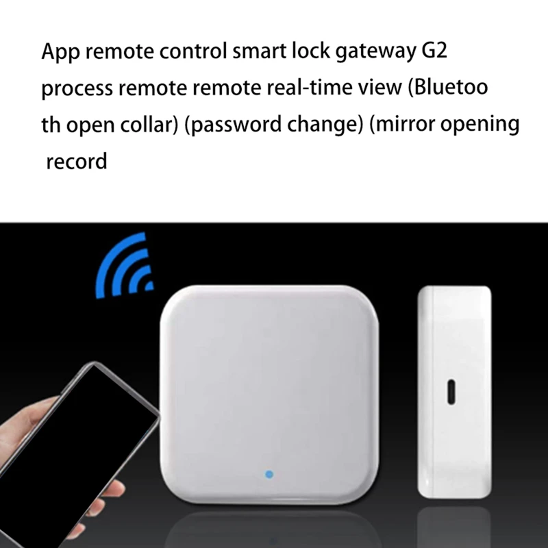 Imagem -02 - Bluetooth Fechadura Eletrônica Inteligente Adaptador Wifi Gateway para tt Lock App 5x g2