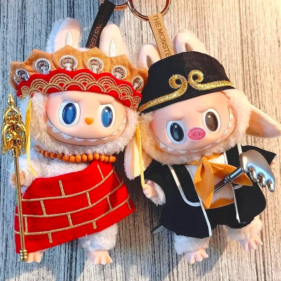 ชุดตุ๊กตาลาบูบู เสื้อผ้าตุ๊กตาเนจ่า สายคาดเอว เออ บิง ชุดซอมบี้จีนโบราณ ชุดนินจาวิเศษตะวันตก อุปกรณ์เสริมตุ๊กตา ของขวัญ