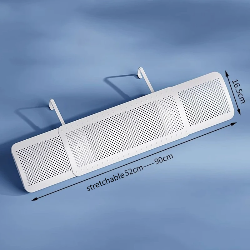 Déflecteur de vent mural pour climatisation, évitement de poinçon, sortie de soufflage droite, diffuseur de vent évolutif, universel