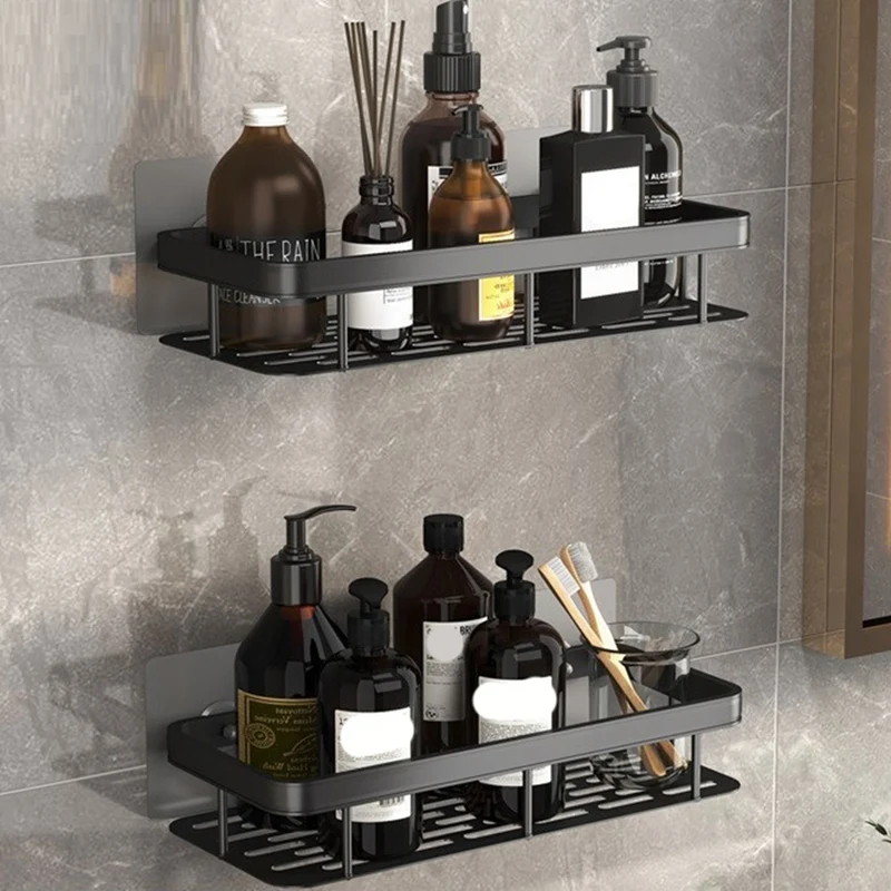 

Bathroom Shelf Triangular Shelf Punch-Free Corner Shelf Suction Cup Tripod