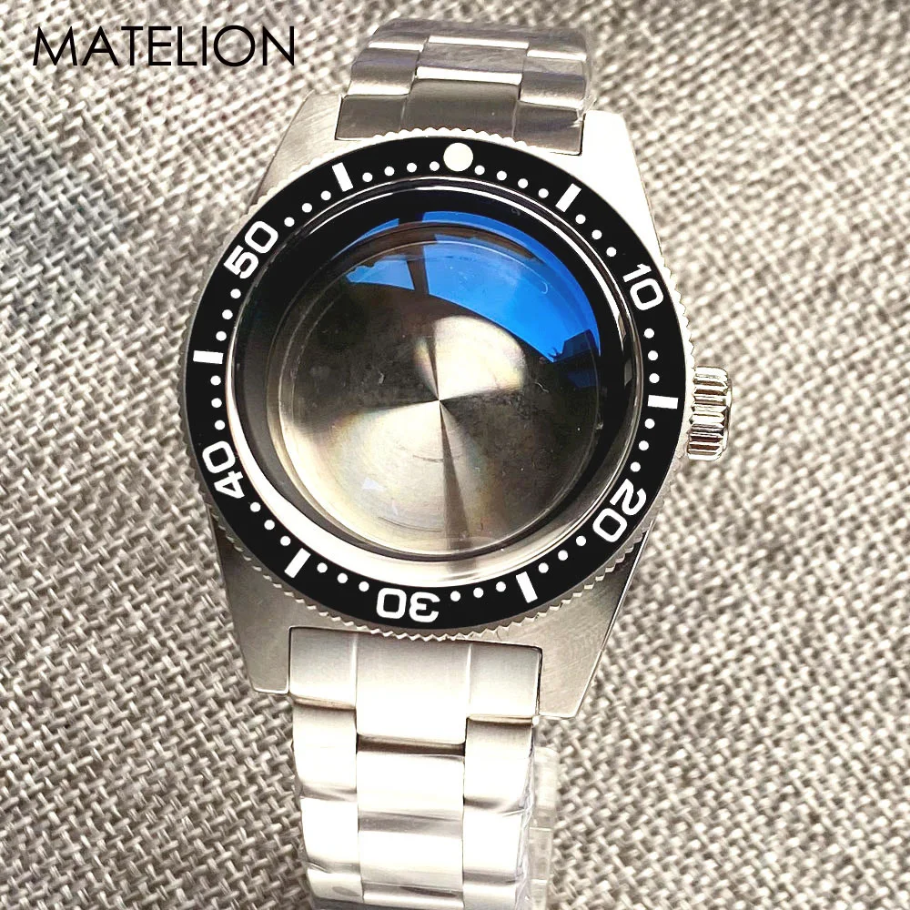 62MAS MOD Diving Watch Case for NH34 NH35 NH36 NH38 NH70 NH72 ETA2824 PT5000 SW200 AR Coating Arched Sapphire 30BAR Waterproof