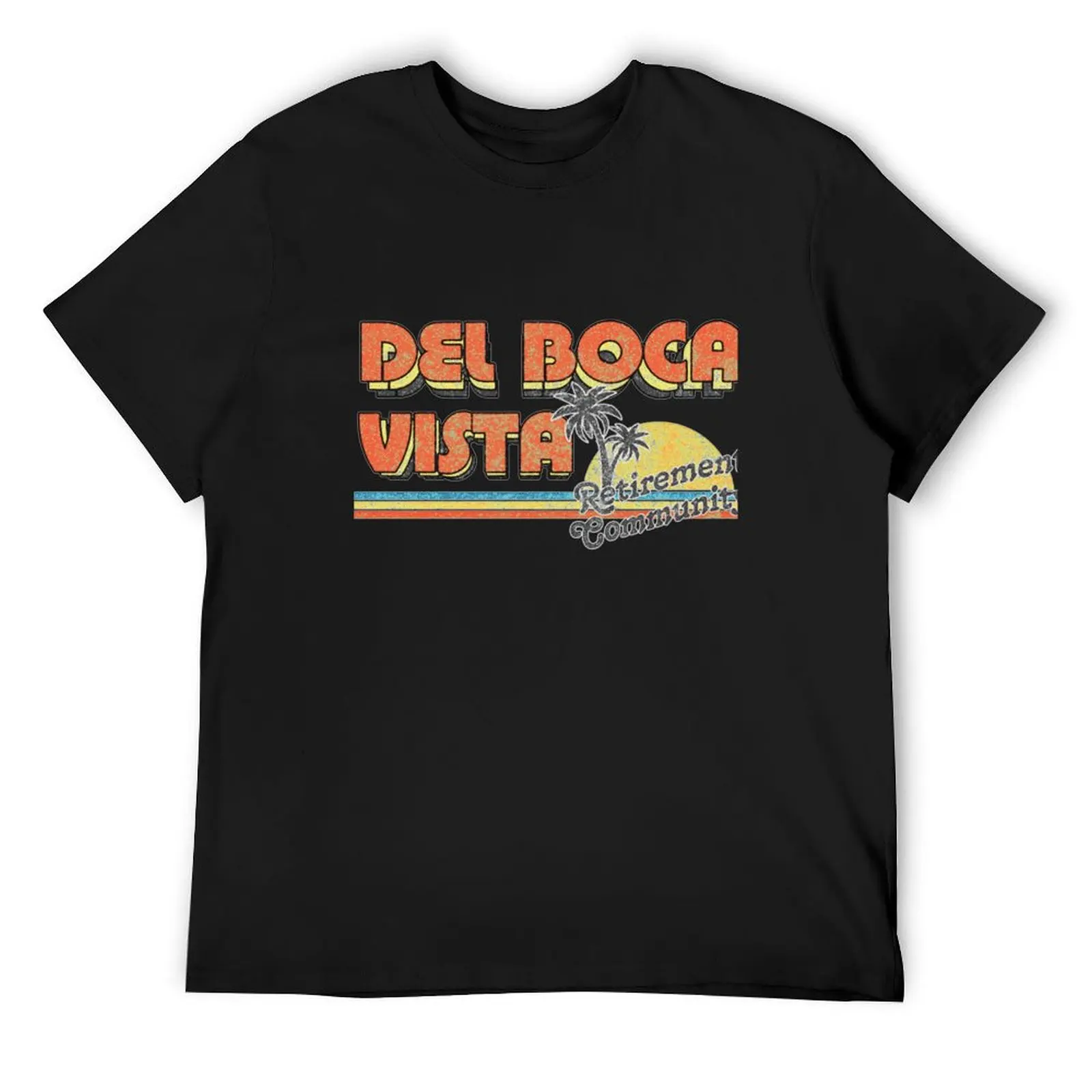 Del Boca Vista Faded T-Shirt anime figures shirts graphic tee luxury clothes men