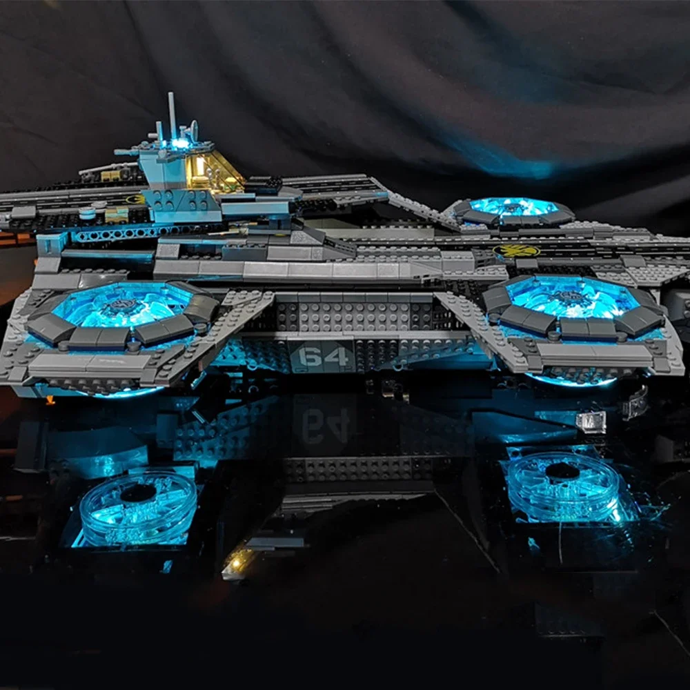 No Bricks LED Light Kit for The SHIELD Helicarrier 76042