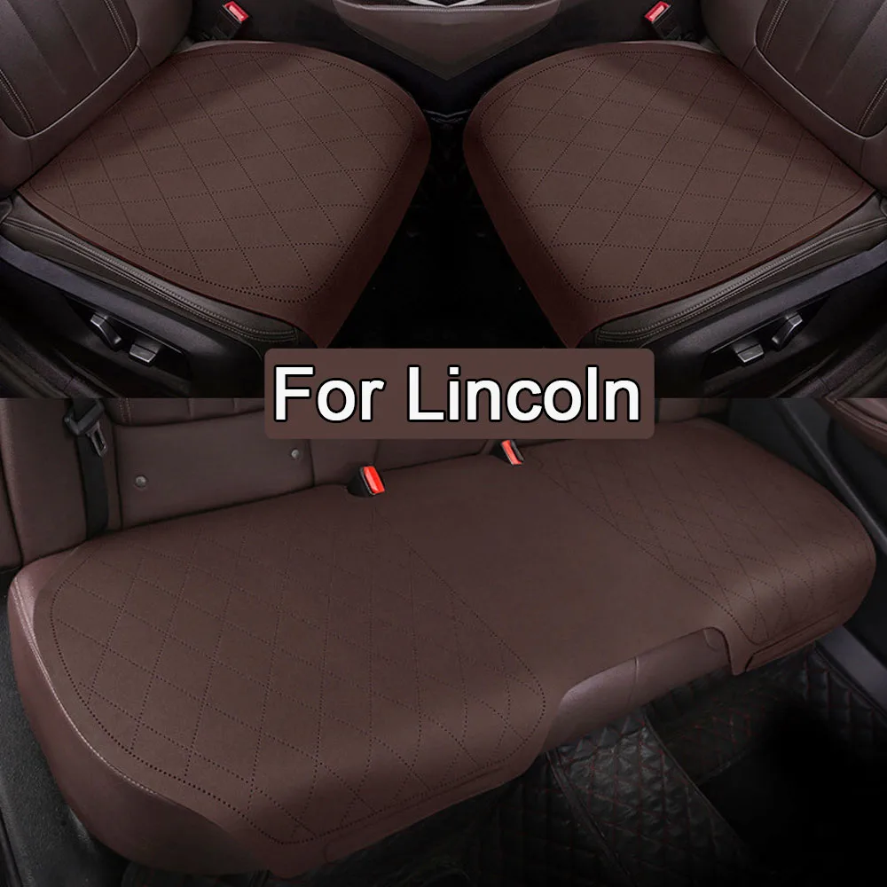 

New Car Seat Cover Suede Leather Cars Seat Cushion Seat Protector Pad For Lincoln Aviato MKZ MKS MKX MKT LS Nautilus Continental