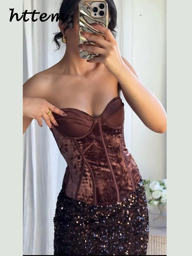 أنيقة الترتر حورية البحر التنانير الطويلة مجموعات النساء حمالة أكمام سليم هيكل السمكة سترة مطوي تنورة 2025 الخريف سيدة بدلة الحفلات