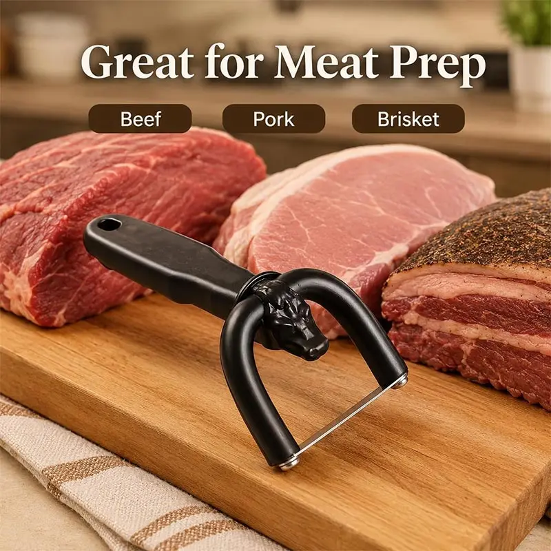 Mini Hand-held Meat Cutter Fast Meat Fat Slice Trimmer Home Kitchen Cooking  Beef And Pork Fat Remover Camping Barbecue Tools