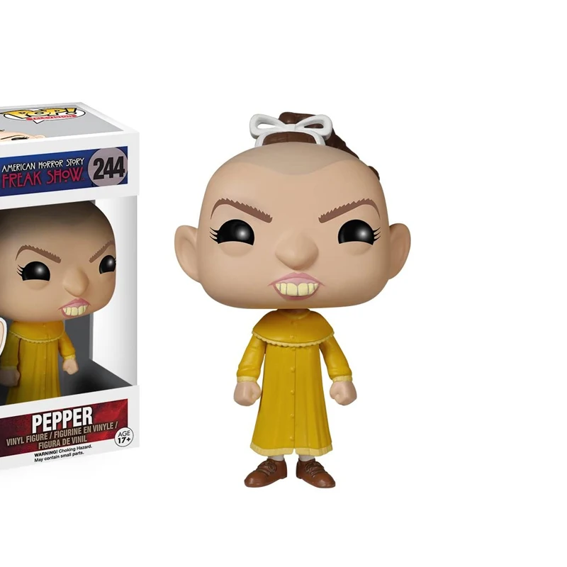 FUNKO POP American Horror Story Elsa Mars Ma Petite #241 Tattler Twins #242 Peppr #244 Action Figure Toys Collection Dolls Gifts