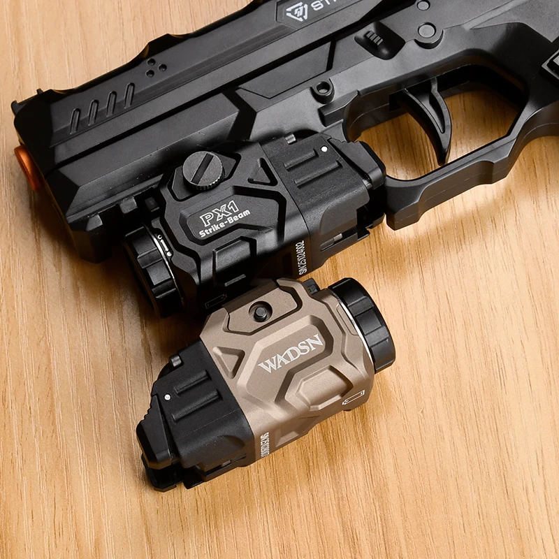 تكتيك TR-7 PX1 شنت ضوء 800 لومينز الصيد الادسنس مصباح يدوي يتضمن مفاتيح مجداف عالية ومنخفضة تناسب 20 مللي متر فانوس السكك الحديدية #3