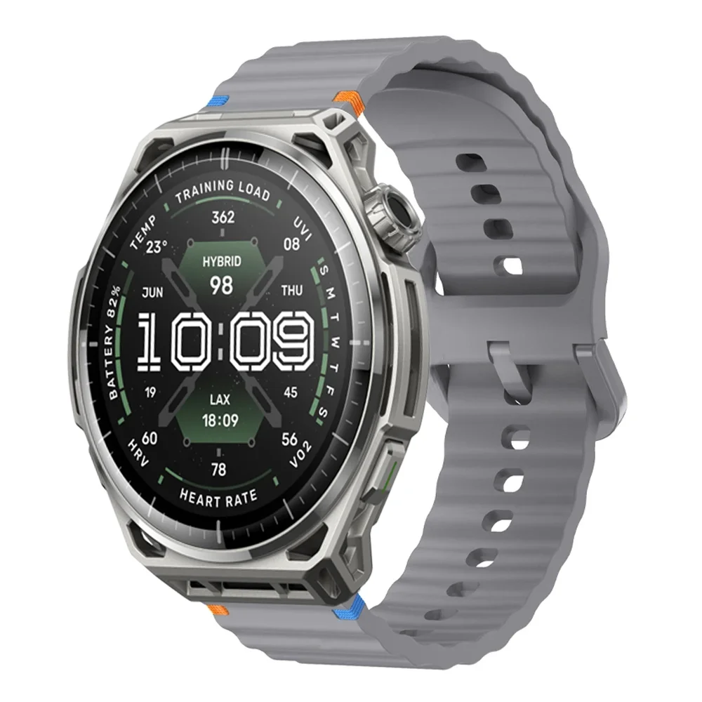 For Amazfit Balance 3 2 1 Bip Max 6 5 Active 3-2-2 Square Active Max Helio Strap 20mm 22mm Sports Silicone Band Belt Accessories