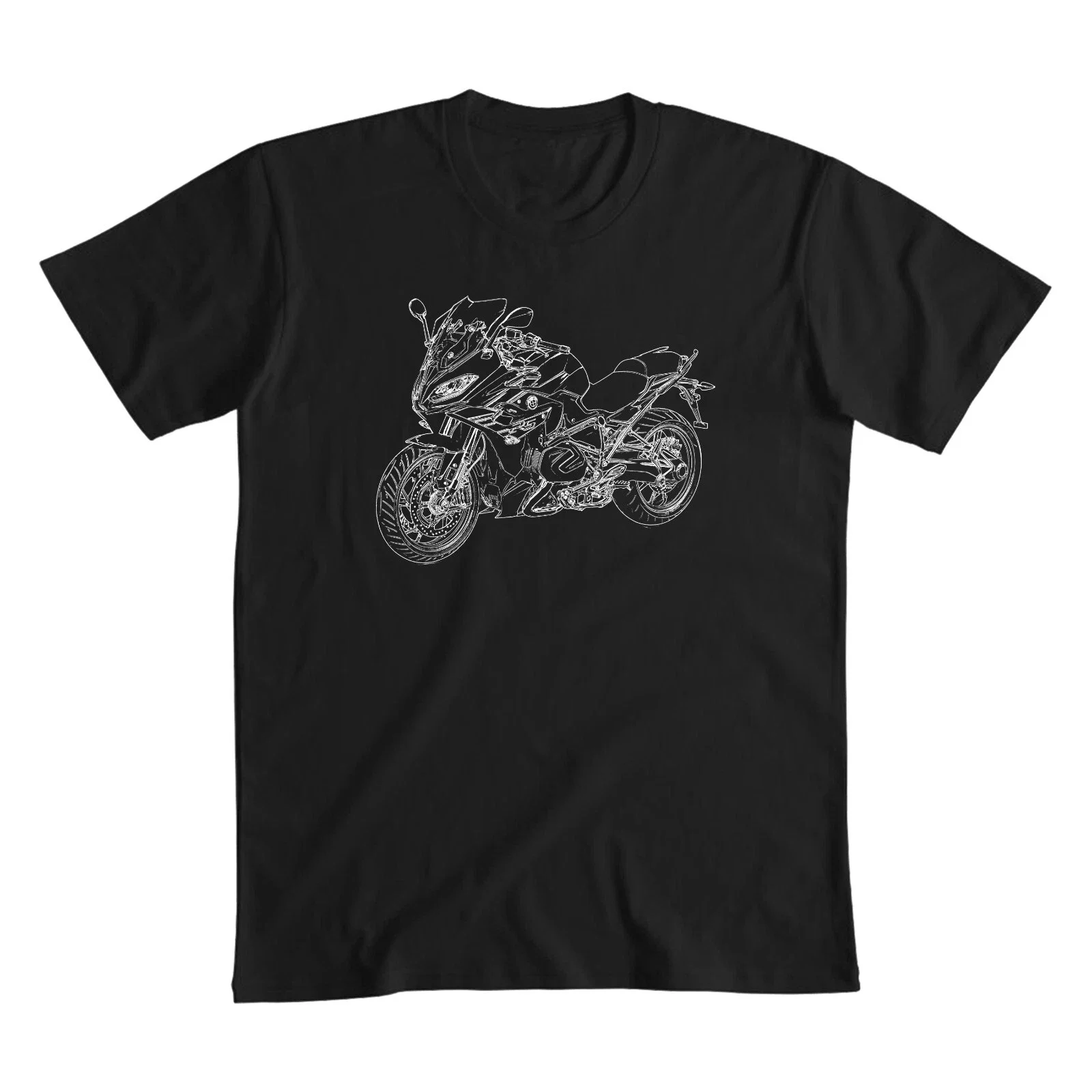 

2025 New summer Men T Shirt Casual R1250RS T-shirt motorcycle Graphic Short Sleeves 100% Cotton Cool Tee