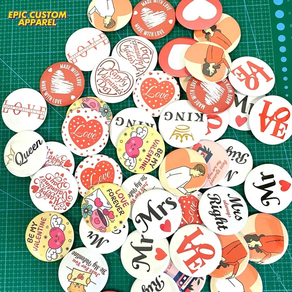 

10 pcs Personalized Photo Custom pictures Brooches Men Women Backpack Lapel Pin Button Badges Brooch Gift