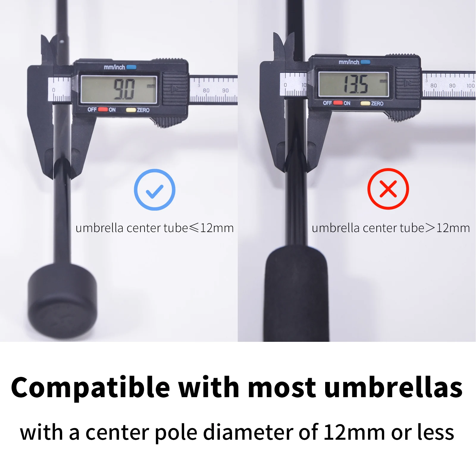 حقيبة الظهر بمشبك مظلة بدون استخدام اليدين وخفيفة الوزن للمشي لمسافات طويلة في الهواء الطلق جهاز تثبيت المظلة الثابتة لسهولة الرحلات