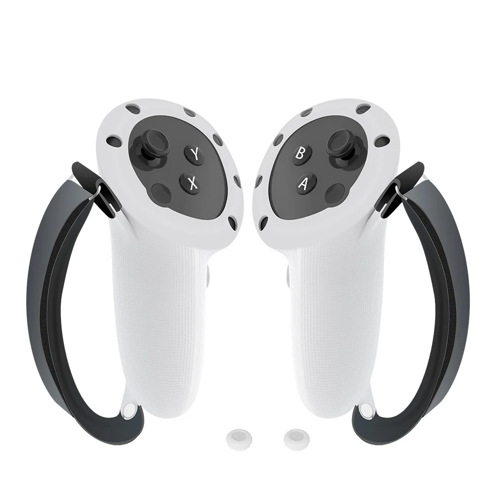 All-in-One Accessories Kit for Meta Quest 3 – Controller Grips, Face Cover, Light Blocker Nose Pad & VR Headset Protective Shell view 4