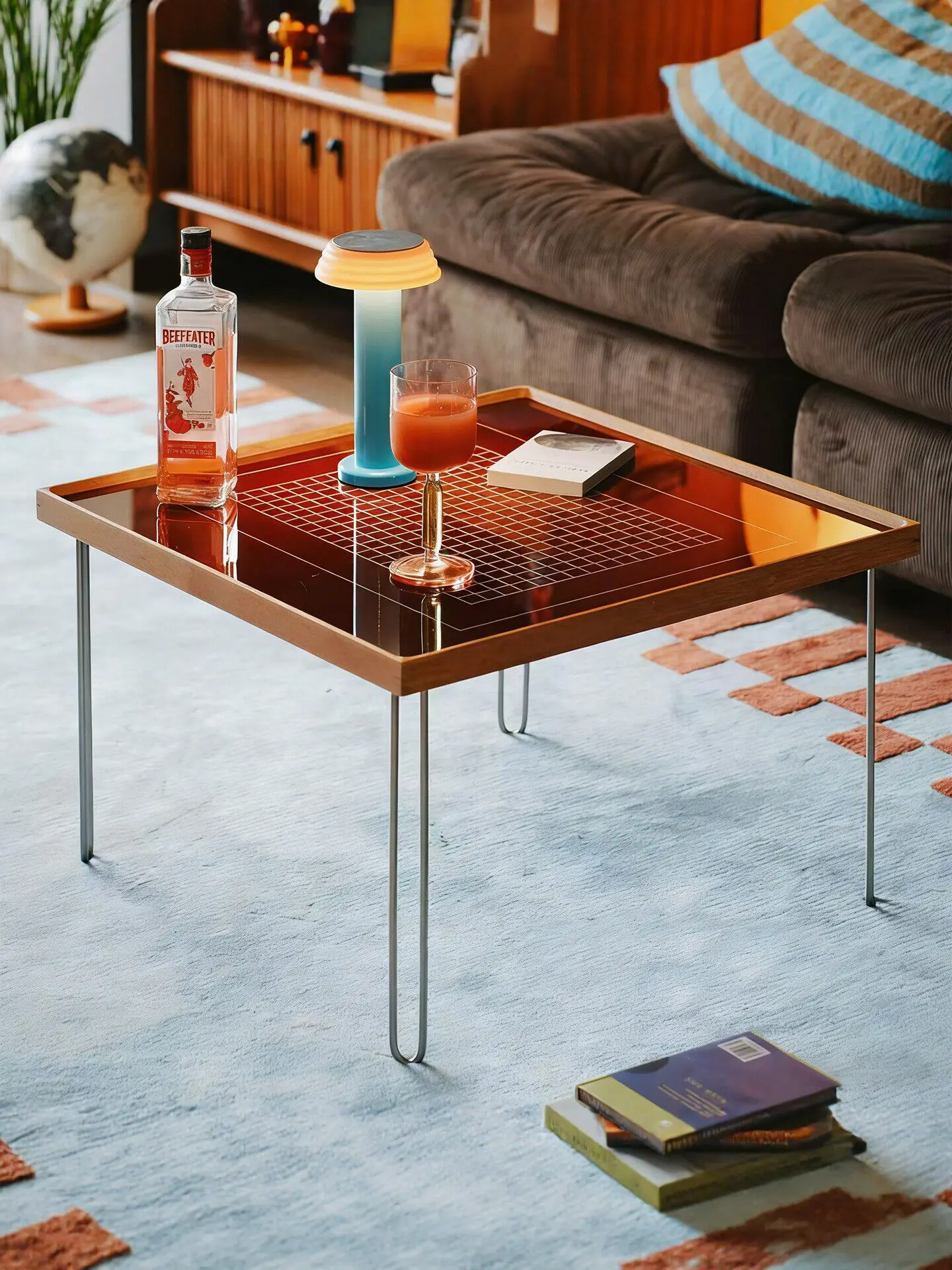 Square Coffee Table Stainless Steel Center Table for Living Room Nordic Minimalist End Tables  Home Furniture